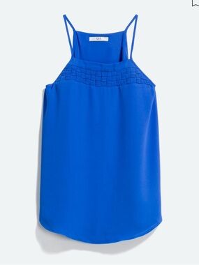 Q&A Verrettes Weave Detail Cami Blouse